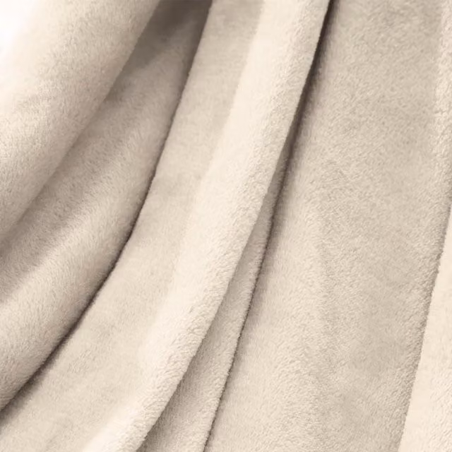 Brentfords Super Soft Yellow Fleece Blanket, W/D/H: 120 x 150 cm