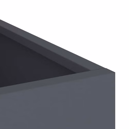 vidaXL Anthracite Steel Garden Planter Tub W/D/H: 32 x 32 x 40 cm – 4