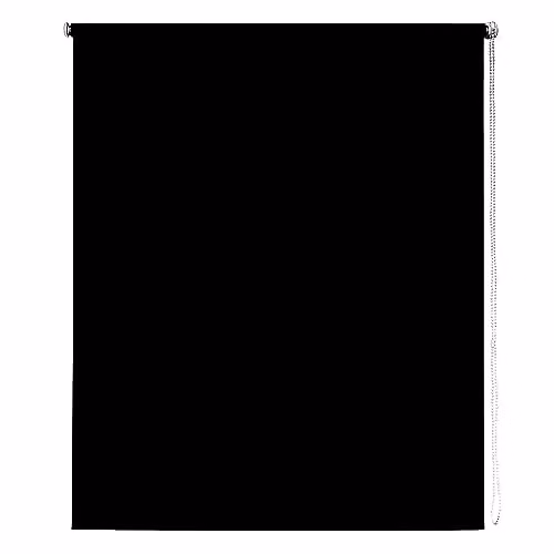 New Edge Blinds Black Thermal Blackout Roller Blind, W: 50 cm, H: 165 cm – 3