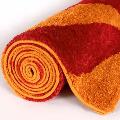 THE RUGS Joli Modern Striped Area Rug in Red and Orange, W: 290 cm x D: 200 cm – 5