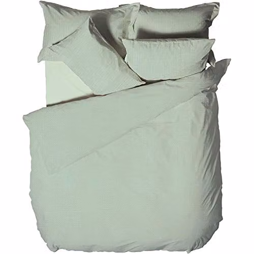 Riva Home White Cotton Duvet Cover and Pillowcase Set, W: 200 cm x D: 200 cm – 2