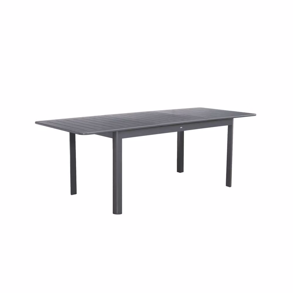 Sweek 8-Seater Extendable Aluminium Garden Table in Matt Dark Grey – 2