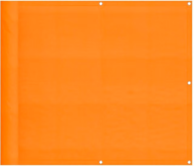 Berkfield Home Orange Balcony Screen, Opaque Polyester Oxford, W: 90 cm, H: 1000 cm
