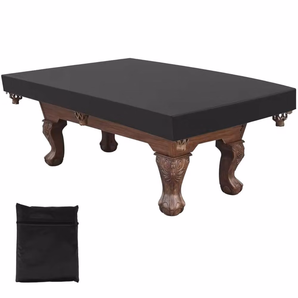 SPETLEK Waterproof 7ft Billiard Pool Table Cover in Black – 4