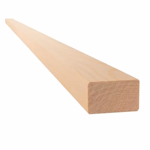 Snowdon Timber Untreated Planed CLS Timber 5 Pack, Natural, W: 3.8 cm, D: 6.3 cm, H: 240 cm