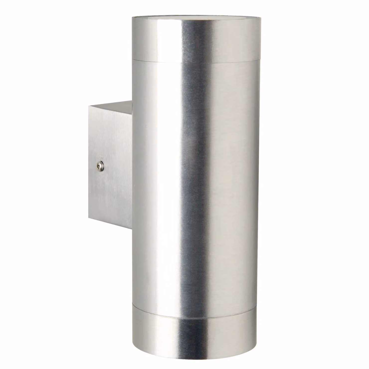 Nordlux Tin Up and Down Outdoor Wall Light, Silver Metal, GU10, IP54, Mains Operated – 2