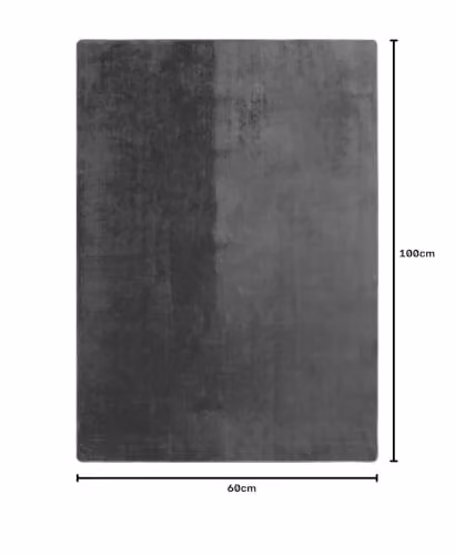 Desire Rugs Snuggly Washable Low Pile Living Room Area Rug in Anthracite Grey, W: 60 cm, D: 100 cm – 5
