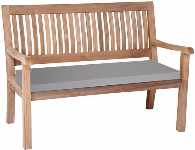 Roseley Water Repellent 3 Seater Rectangular Bench Pad in Grey
