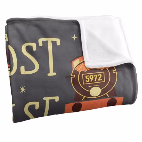 Warner Bros. Harry Potter Return To Hogwarts Super Soft Silky Touch Fleece Throw Blanket, Multicolour, W: 127.0 cm x L: 152.4 cm – 2