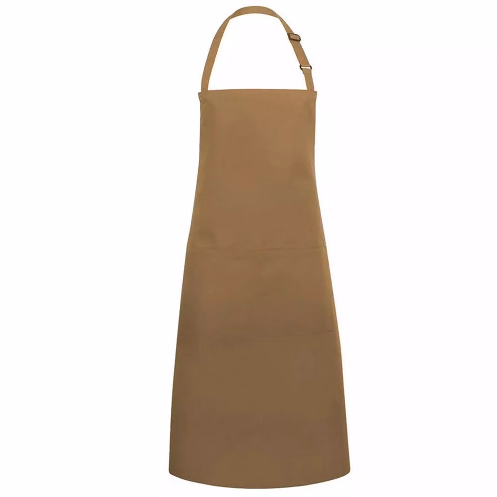 Karlowsky Basic Pocket Buckle Bib Apron in Yellow – 2
