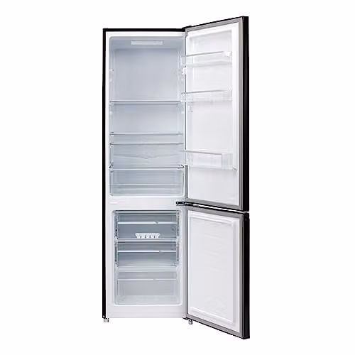 Willow WFF1760B 262L Freestanding Top Freezer Fridge H: 187 cm, W: 54 cm, D: 68 cm, Black – 2