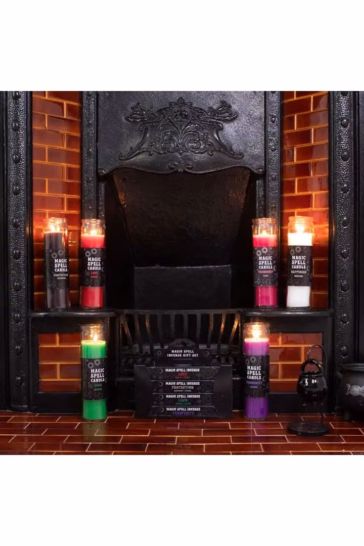KDMD Rose Love Spell Red Pillar Tube Candle – 3