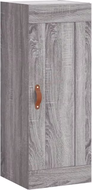 Berkfield Home Wall Mounted Cabinet in Grey Sonoma, W/D/H: 34.5 x 34.5 x 90 cm – 1