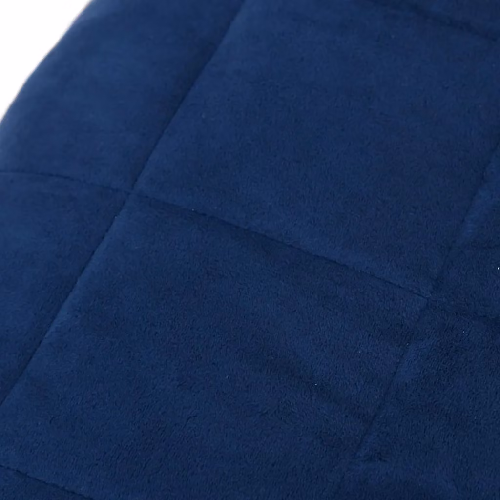 Berkfield Home Weighted Blanket Blue, W: 155 cm, D: 220 cm, 7 kg – 3