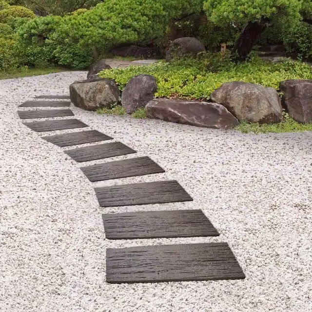 Ihana Grey Rubber Stomp Stone