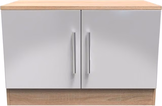 2 U Trent Compact 2 Door TV and Media Unit in Grey – 1