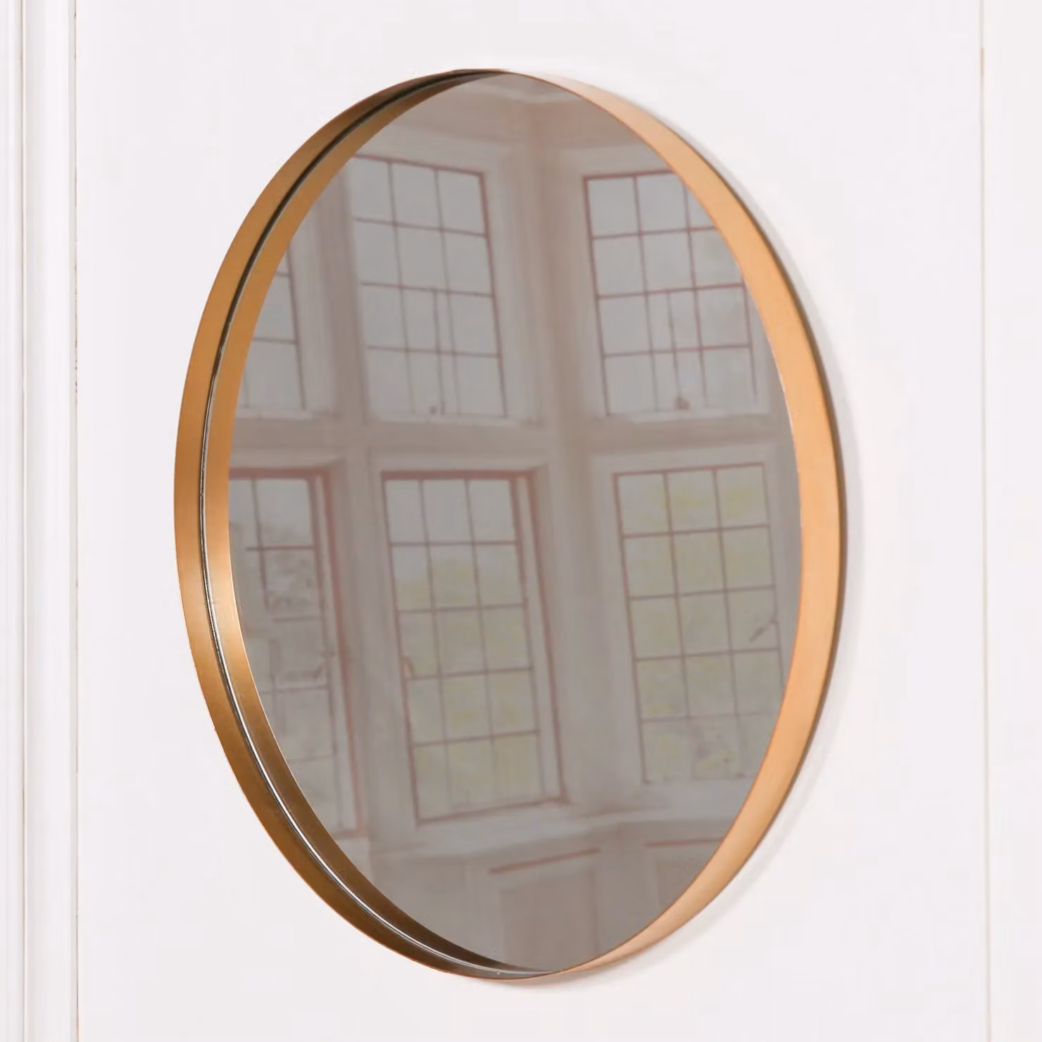 Glasstone Gold Round Wall Mirror, Diameter: 80 cm – 2