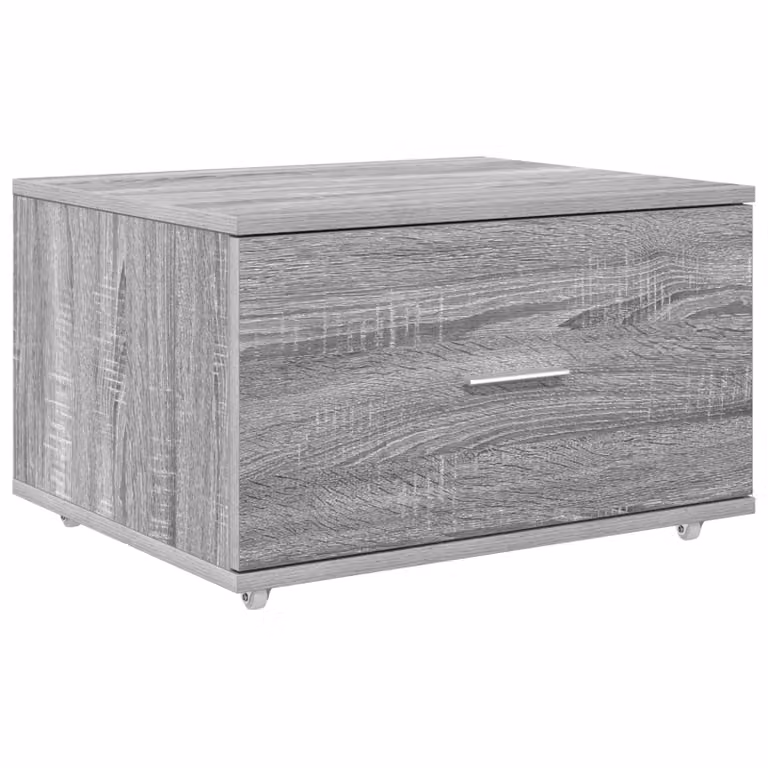 Berkfield Home Grey Sonoma Medium Drawer Cabinet in Engineered Wood