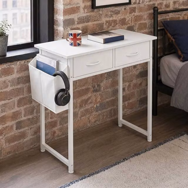 EONLION White Modern Gaming Desk with Drawer Unit – 1