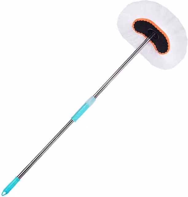 KORVIXA Car Cleaning Soft Mop Wash Kit with Telescopic Handle and Microfibre Head in Black – 1