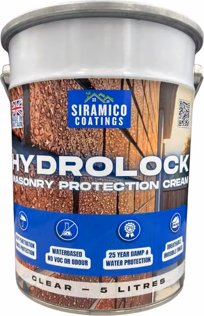 SIRAMICO COATINGS Masonry Protection Cream, Transparent, 5 l – 1