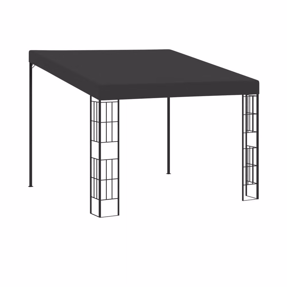 Berkfield Home Wall-mounted Gazebo in Anthracite and Black, W: 300 cm x D: 300 cm x H: 262 cm – 2