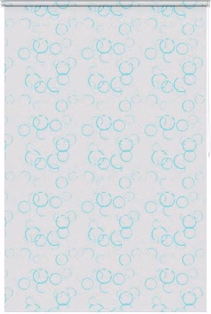 Berkfield Home Bubble Shower Roller Blind, White, W: 140 cm, H: 240 cm