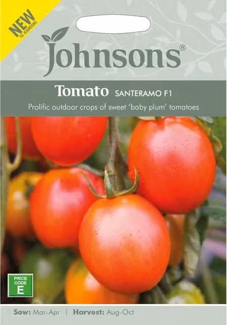 Johnsons Santeramo F1 Red Tomato Vegetable Seeds