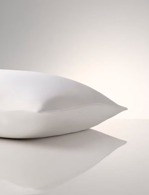 M&S Pure Mulberry Silk Pillowcase in White