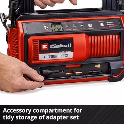 Einhell Cordless Air Compressor 18V PXC Red – 4