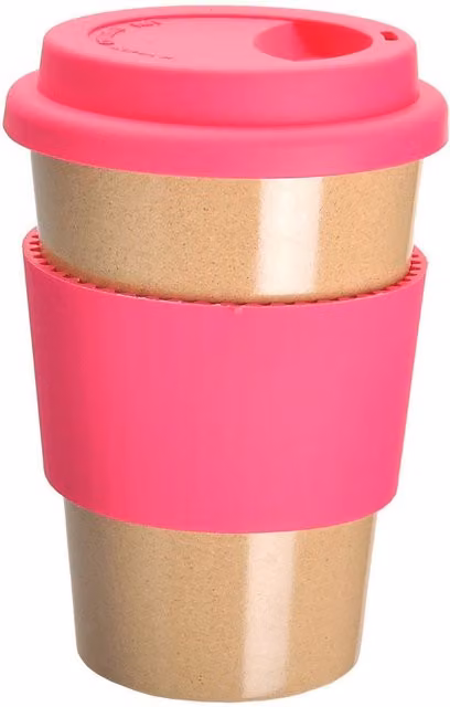 Olpro Husk Breaktime Rice Husk Mug, Pink