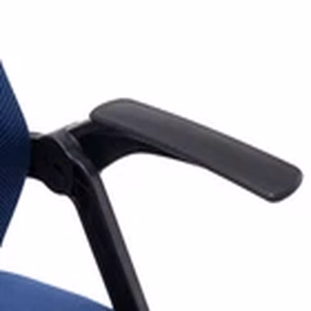 EONLION Ergonomic Mesh Back Office Chair in Blue with Flip-up Armrests, W/D/H: 57 x 48 x 120 cm – 3