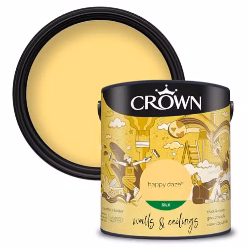 Crown Retail Core Emulsion Silk Happy Daze Yellow 2.5 l