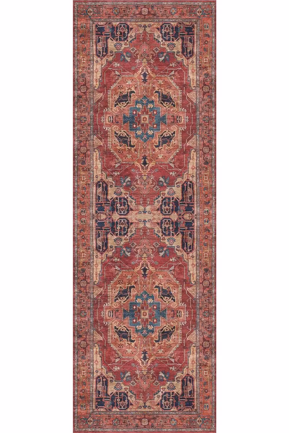 THE RUGS Alya Washable Persian Classic Oriental Rug in Red, W/D/H: 120 x 170 cm – 3