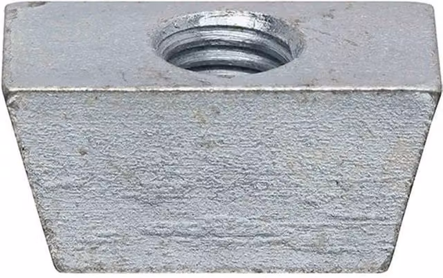 Unifix Silver Galvanised T-Shape Wedge Nuts M12
