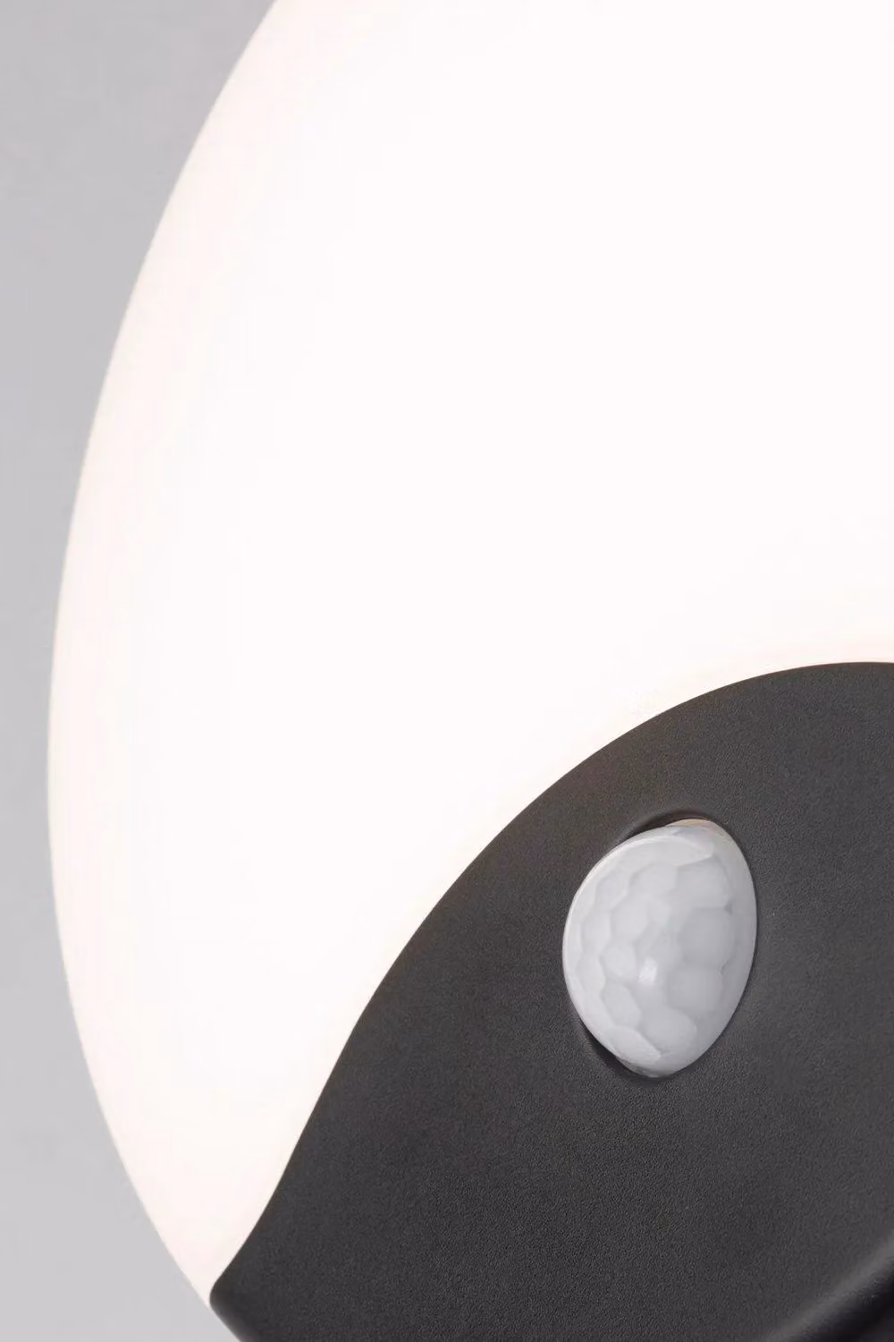 BHS Lighting Swona Round LED Outdoor Wall Light with Motion Sensor in Black – 2