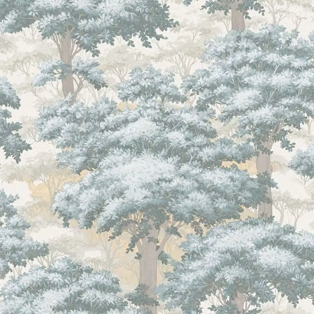 Grandeco Classic Green Floral Nature and Landscape Wallpaper