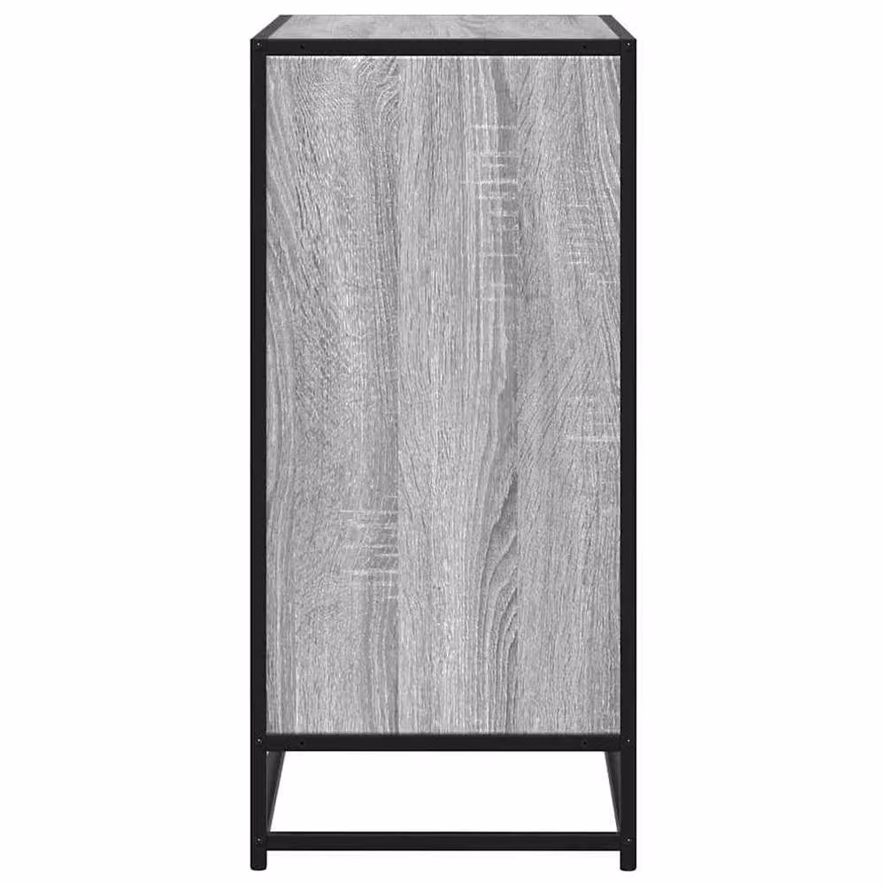 Berkfield Home Grey Sonoma Sideboard in Engineered Wood and Metal, W/D/H: 68 x 35 x 76 cm – 4