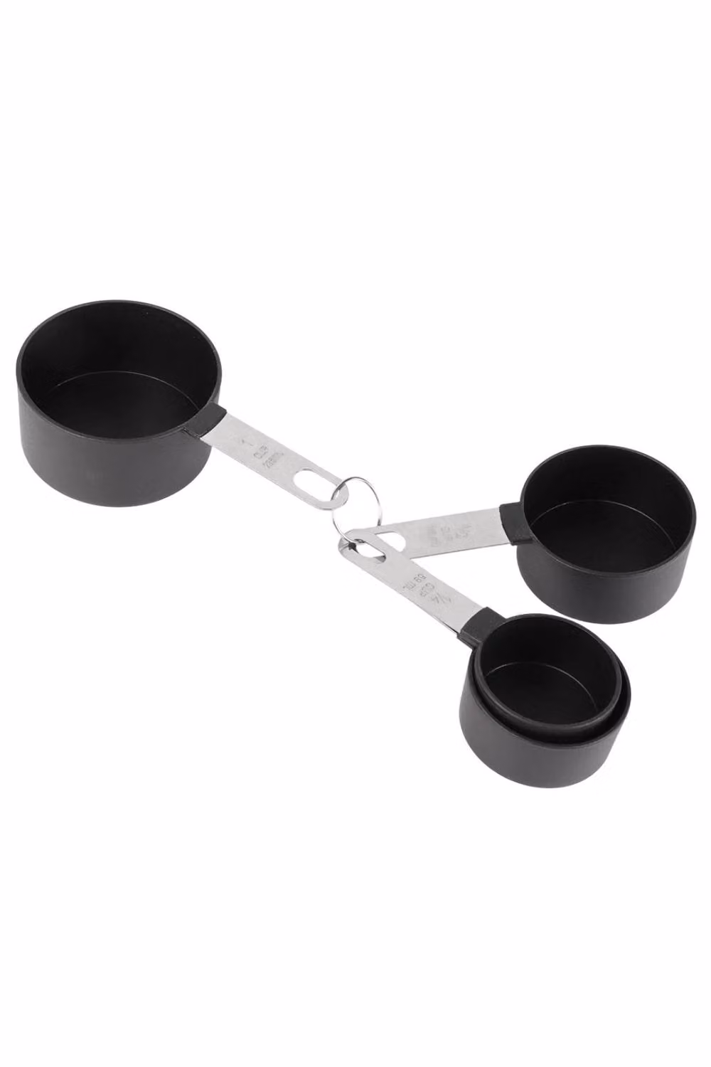 KDMD 8 Pack Stainless Steel Measuring Cups and Spoons Set with Handles in Black – 2