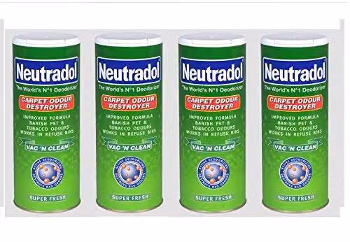 Neutradol Carpet Cleaner, Green, 4 x 0.35 l