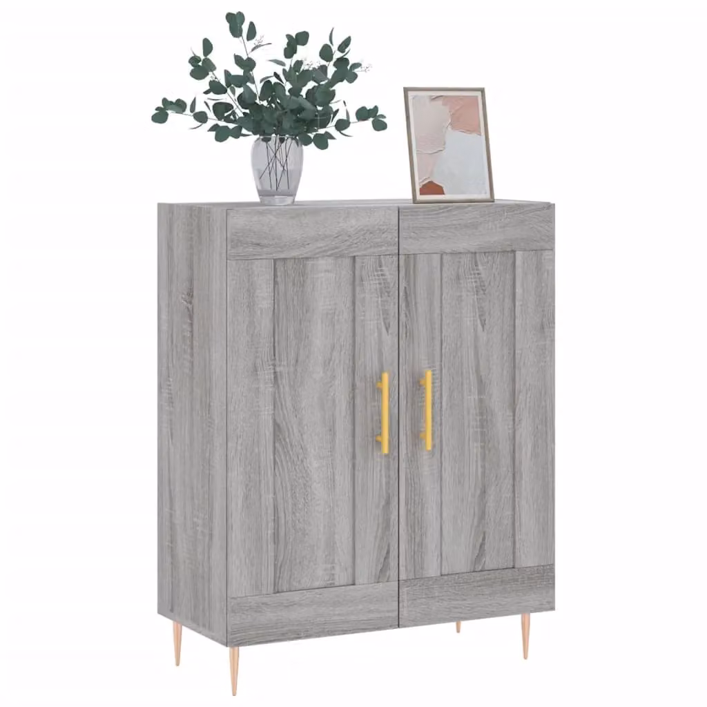 Berkfield Home Grey Sonoma Sideboard in Engineered Wood W/D/H: 69.5 x 34 x 90 cm – 2