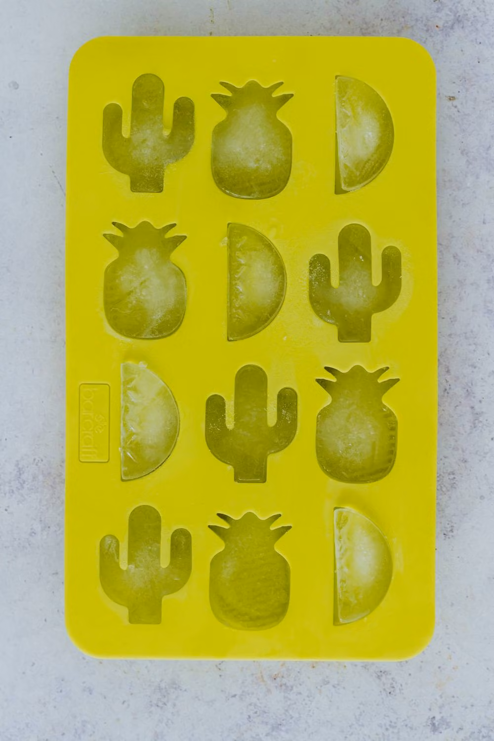 BarCraft Set of 2 Flexible Tropical Shape Silicone Ice Cube Trays, Lime Green – 4