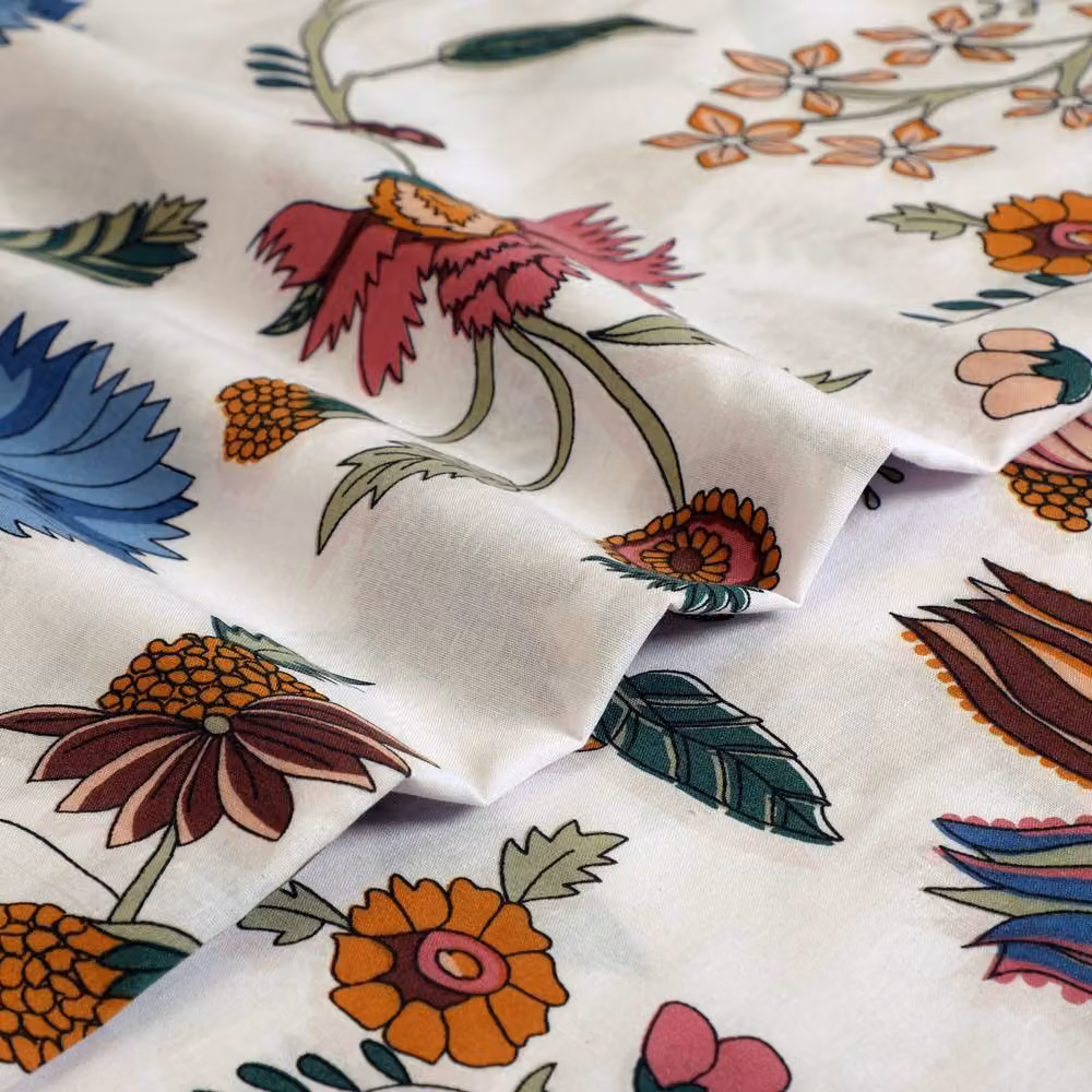Portfolio Home Juliette Floral Botanical Duvet Cover and Pillowcase Set, Multicolour, W/H: 200 x 200 cm, Pillowcase: 50 x 75 cm – 2