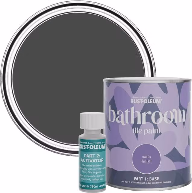 Rust-Oleum Bathroom Tile Paint in Satin Finish, After Dinner, 0.75 l