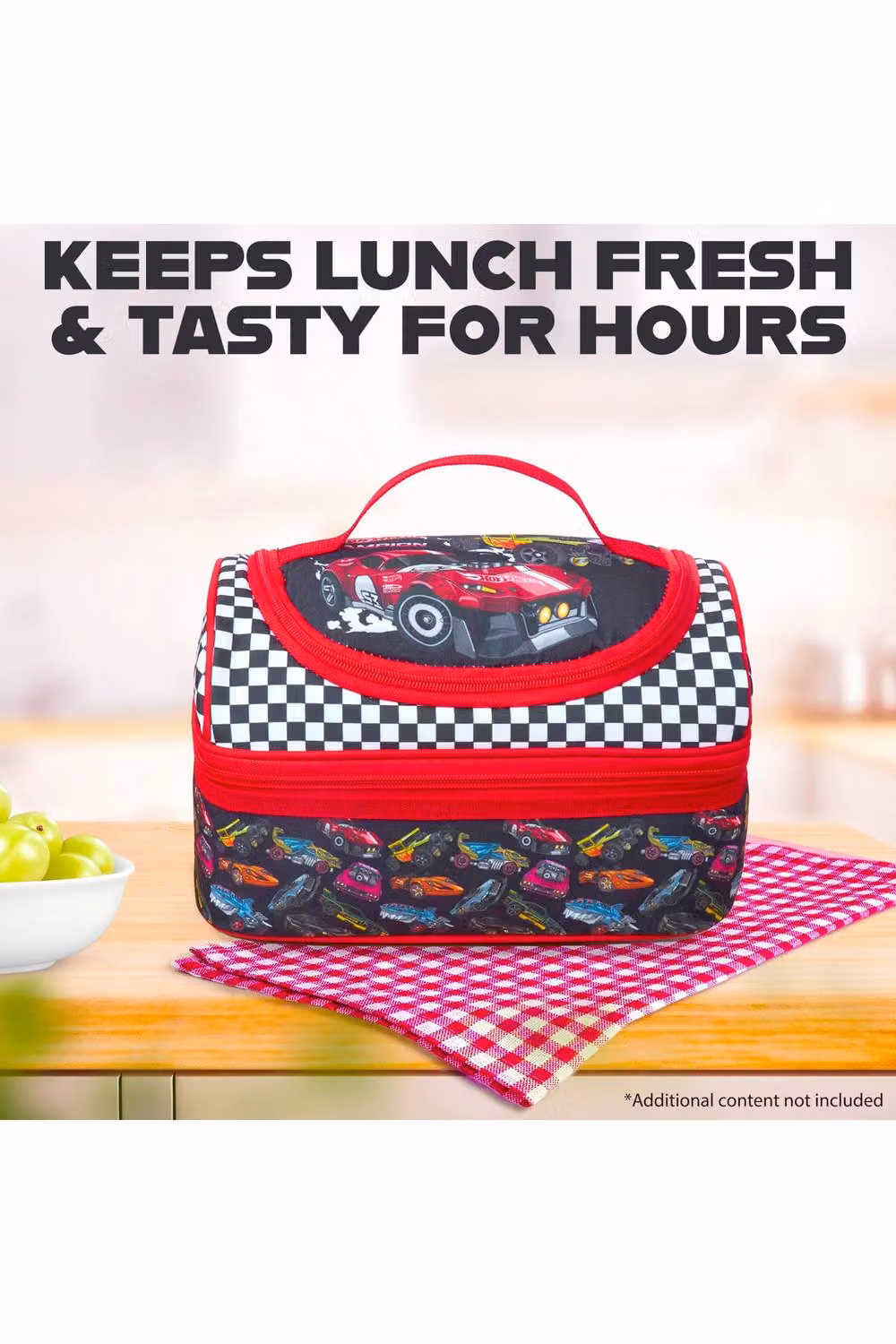 Get Trend Hot Wheels Insulated Multi-Compartment Lunch Bag in Multicolour – 10