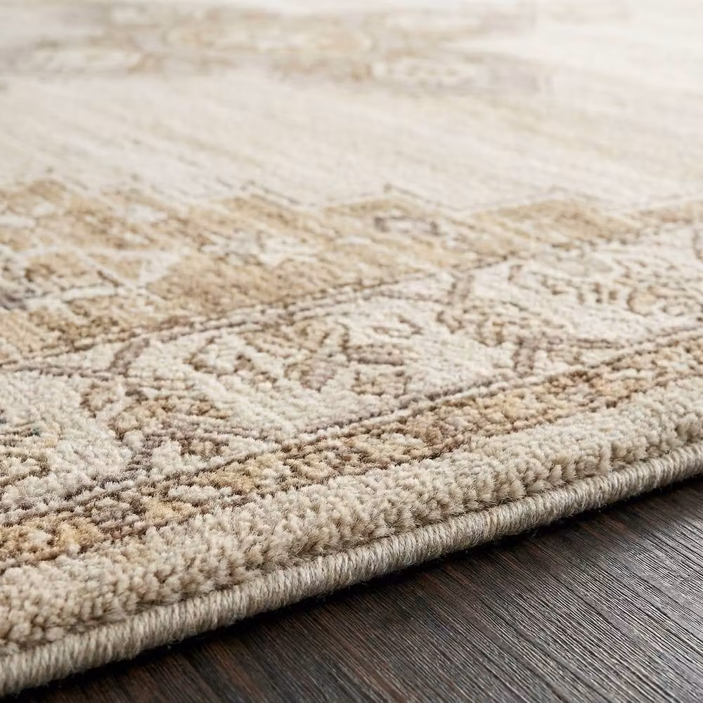 Livabliss Fifth Avenue Vintage Boho Living Room Rug in Brown, White, Grey and Beige, W: 155 cm, D: 220 cm – 3