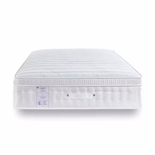 Rest Relax Caesar 1500 Hybrid Pocket Sprung Box Top Mattress, Medium Tension, White, W/D/H: 90 x 190 x 33 cm