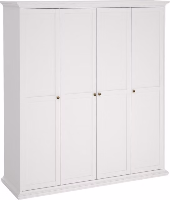 Furniture To Go Paris Wardrobe in White