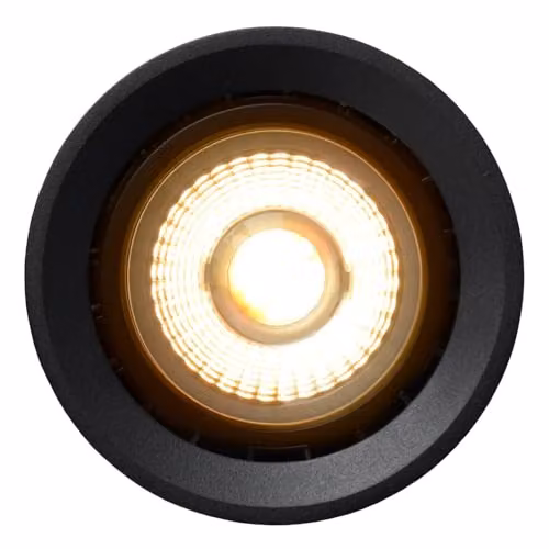 Lucide FEDLER Dimmable Surface Mounted LED Ceiling Spotlight in Black, Diameter: 12 cm – 3