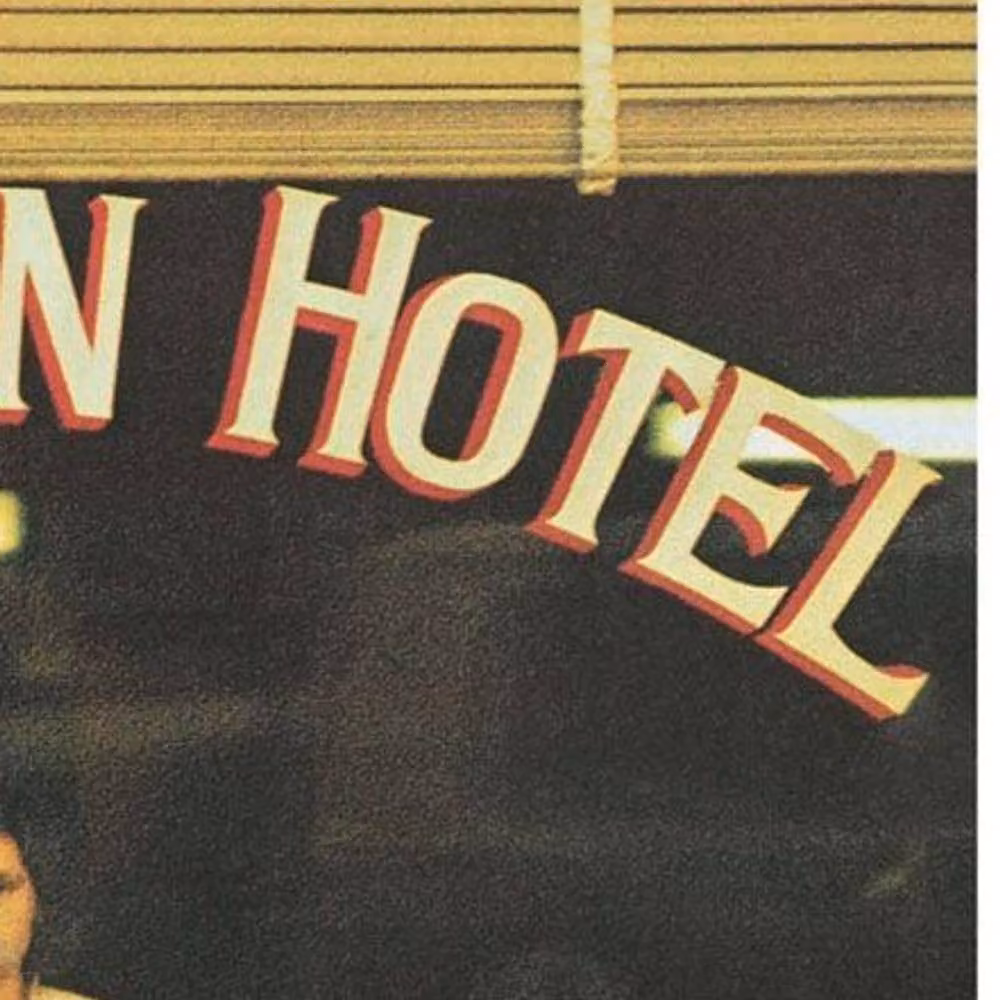 The Doors Morrison Hotel Retro Typography Paper Poster in Multicolour – 2